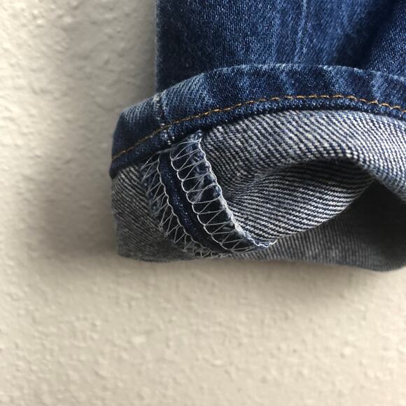 Vintage Y2k Levi's 501 501XX Blue Classic Straight Button Fly Denim Jeans 31x36 - Picture 5 of 13